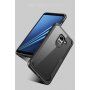 Odporne na wstrząsy etui plastikowe do Samsung Galaxy A8 Plus (2018) - szare