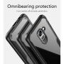 Odporne na wstrząsy etui plastikowe do Samsung Galaxy A8 Plus (2018) - czarne