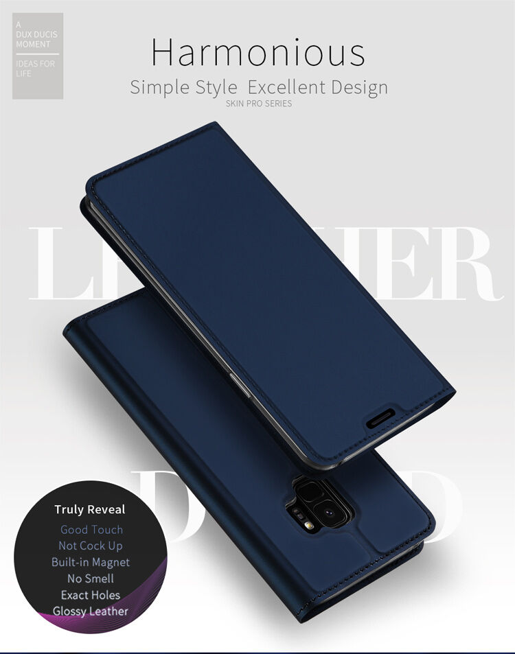 Dux Ducis Skin Pro pokrowiec flip do Samsung Galaxy S9 - ciemnoniebieski