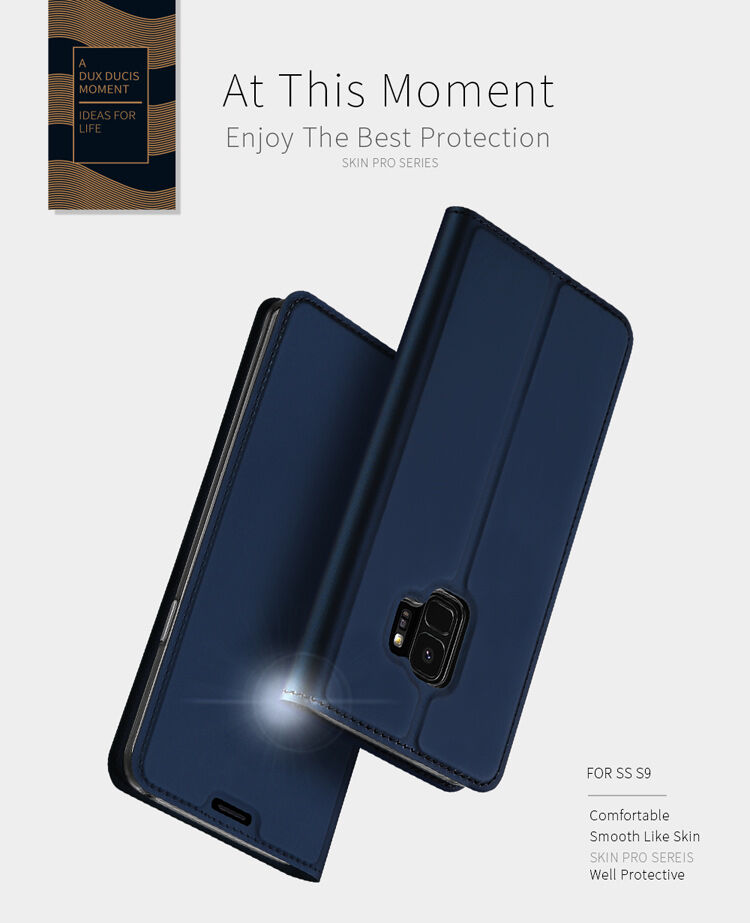 Dux Ducis Skin Pro pokrowiec flip do Samsung Galaxy S9 - różowo-złoty