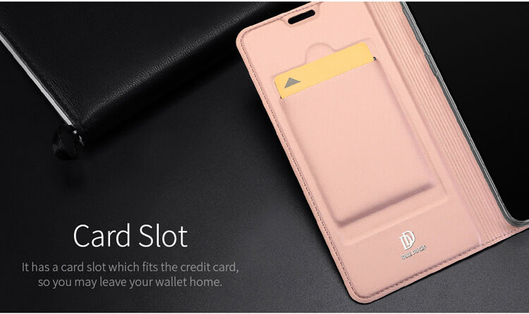 Dux Ducis Skin Pro pokrowiec flip do Samsung Galaxy S9 - różowo-złoty
