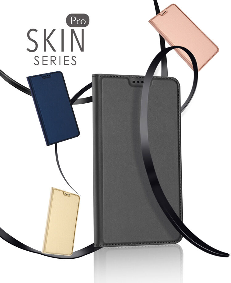 Dux Ducis Skin Pro pokrowiec flip do Samsung Galaxy A8 (2018) - ciemnoniebieski