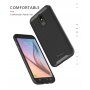 Ipaky etui plastikowe z ramką do Samsung Galaxy J5 (2017) - czarno-srebrne