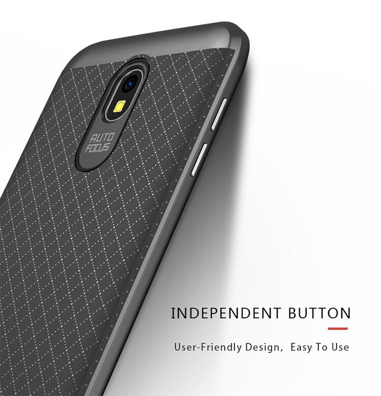 Ipaky etui plastikowe z ramką do Samsung Galaxy J5 (2017) - czarno-srebrne