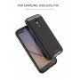 Ipaky etui plastikowe z ramką do Samsung Galaxy J5 (2017) - czarno-szare