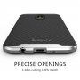 Ipaky etui plastikowe z ramką do Samsung Galaxy J5 (2017) - czarno-szare