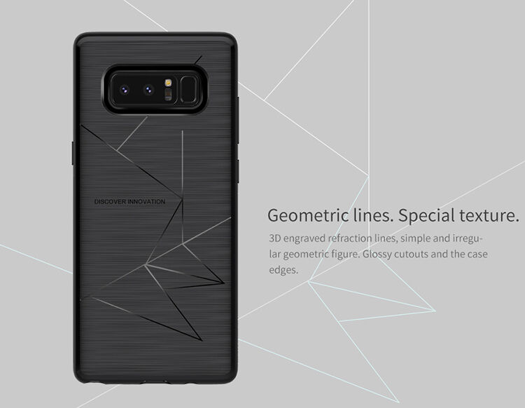Nillkin Magic etui plastikowe do Samsung Galaxy Note 8 - czarne