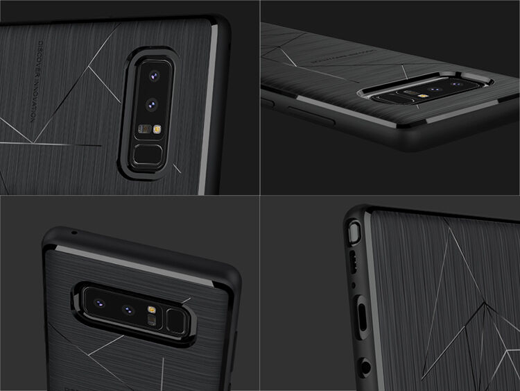 Nillkin Magic etui plastikowe do Samsung Galaxy Note 8 - czarne