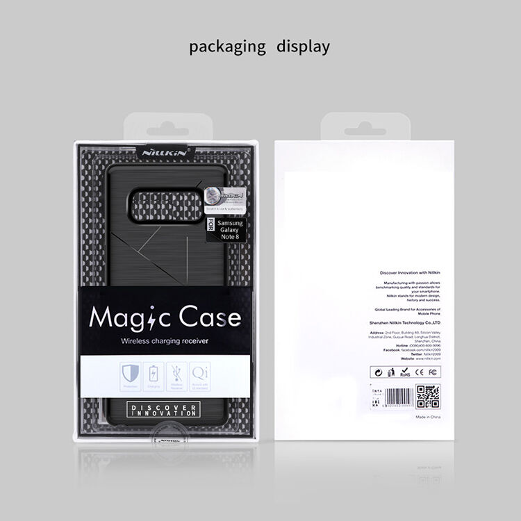 Nillkin Magic etui plastikowe do Samsung Galaxy Note 8 - czarne Nillkin Magic etui plastikowe do Samsung Galaxy Note 8 - czarne