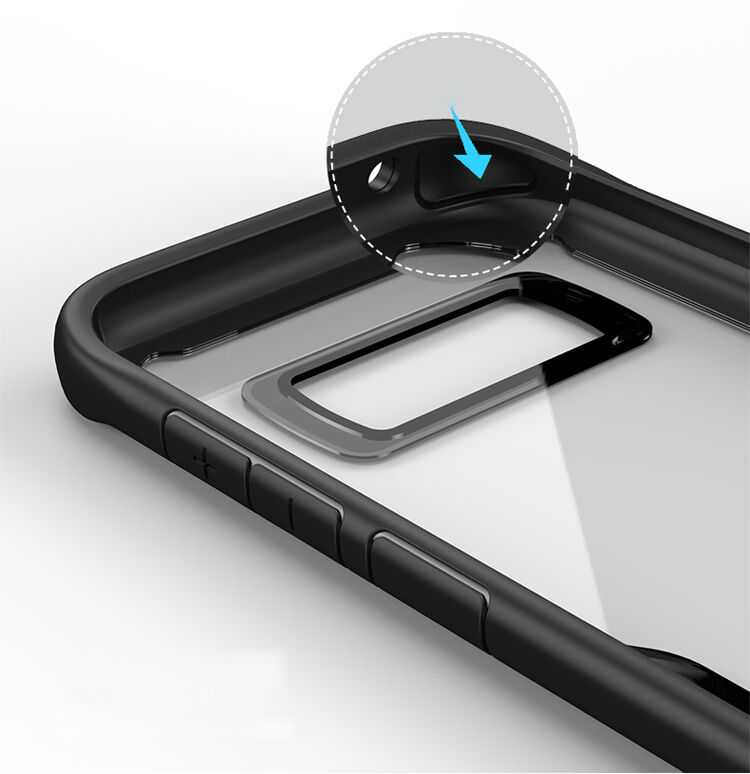 Ipaky etui plastikowe z ramką do Samsung Galaxy Note 8 - czarne