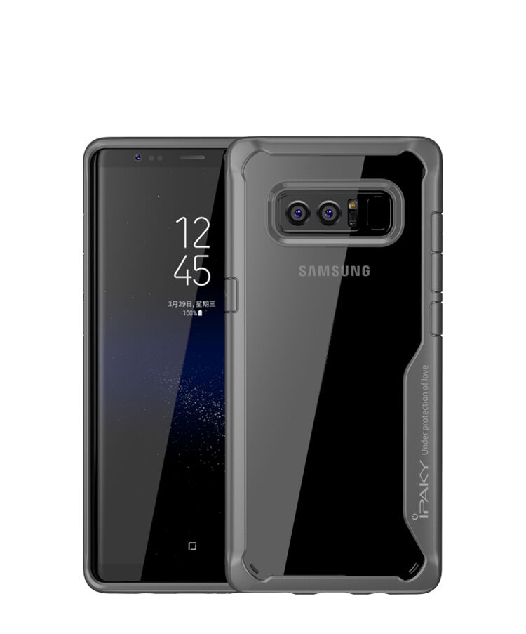 Ipaky etui plastikowe z ramką do Samsung Galaxy Note 8 - czarne Ipaky etui plastikowe z ramką do Samsung Galaxy Note 8 - czarne