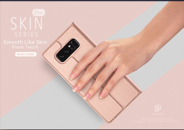 Dux Ducis Skin Pro pokrowiec flip do Samsung Galaxy Note 8 - ciemnoniebieski