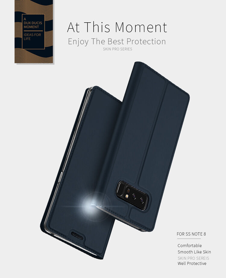 Dux Ducis Skin Pro pokrowiec flip do Samsung Galaxy Note 8 - ciemnoniebieski