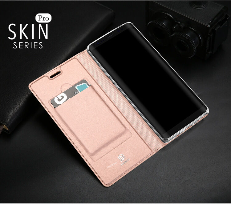 Dux Ducis Skin Pro pokrowiec flip do Samsung Galaxy Note 8 - ciemnoniebieski