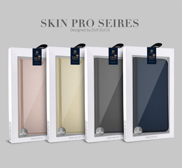 Dux Ducis Skin Pro pokrowiec flip do Samsung Galaxy Note 8 - ciemnoniebieski