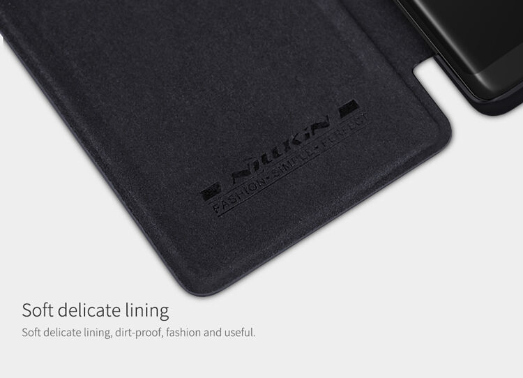 Nillkin Qin pokrowiec skórzany flip do Samsung Galaxy Note 8 - brązowy