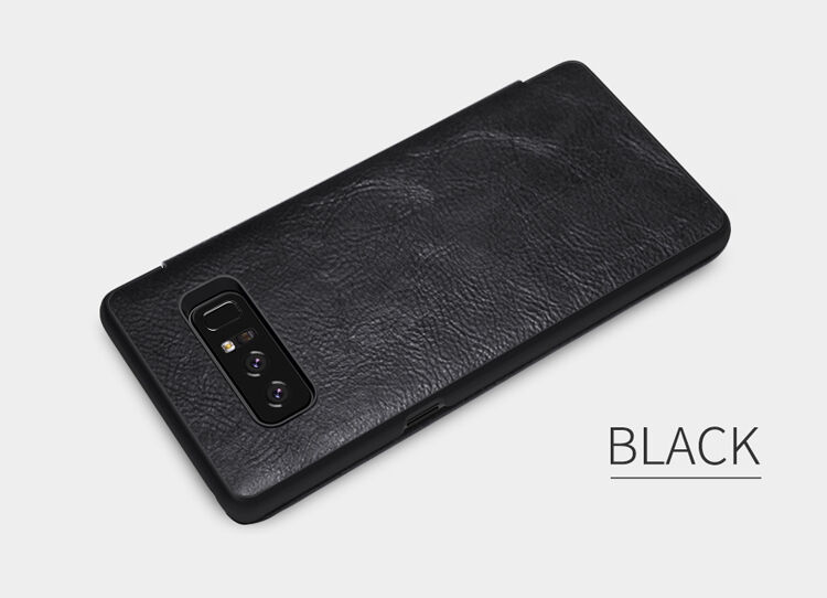 Nillkin Qin pokrowiec skórzany flip do Samsung Galaxy Note 8 - czerwony