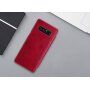 Nillkin Qin pokrowiec skórzany flip do Samsung Galaxy Note 8 - czerwony