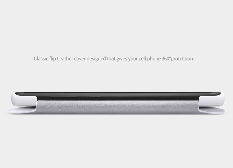 Nillkin Qin pokrowiec skórzany flip do Samsung Galaxy Note 8 - czarny