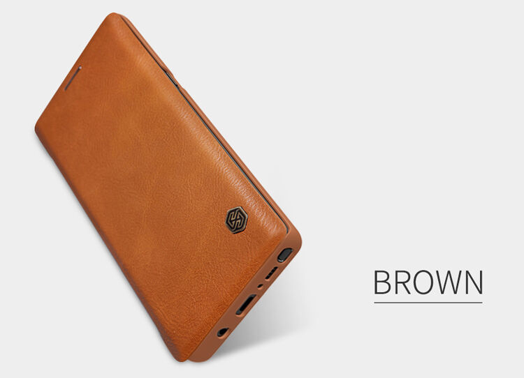 Nillkin Qin pokrowiec skórzany flip do Samsung Galaxy Note 8 - czarny