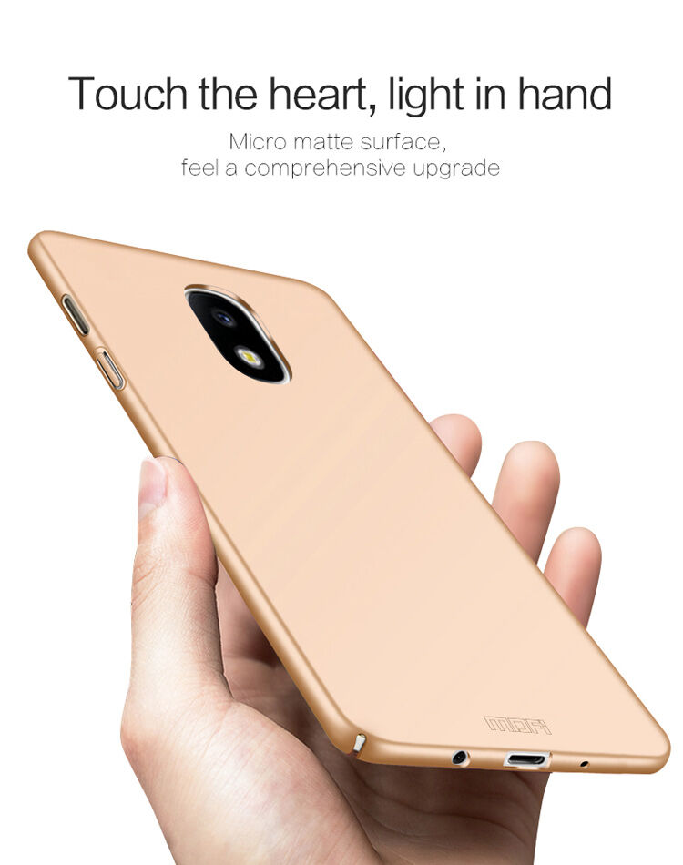 Mofi etui plastikowe do Samsung Galaxy J7 (2017) - niebieskie