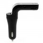 Bluetooth FM transmitter do samochodu z portem USB - czarny