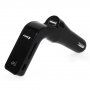Bluetooth FM transmitter do samochodu z portem USB - czarny