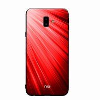 Nxe etui szklane do Samsung Galaxy J6 Plus - czerwone