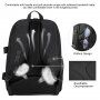 Wodoodporny plecak PULUZ z pokrowcem przeciwdeszczowym na iPad / MacBook do 15" - czarny