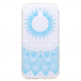 Etui plastikowe niebieski lotus do Samsung Galaxy J5 (2017) - przezroczyste