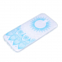 Etui plastikowe niebieski lotus do Samsung Galaxy J5 (2017) - przezroczyste