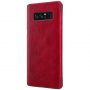 Nillkin Qin pokrowiec skórzany flip do Samsung Galaxy Note 8 - czerwony