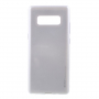 Goospery Metallic etui plastikowe do Samsung Galaxy Note 8 - srebrne