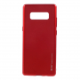 Goospery Metallic etui plastikowe do Samsung Galaxy Note 8 - czerwone