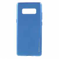 Goospery Metallic etui plastikowe do Samsung Galaxy Note 8 - niebieskie