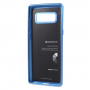 Goospery Metallic etui plastikowe do Samsung Galaxy Note 8 - niebieskie