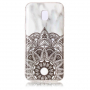 Etui plastikowe mandala do Samsung Galaxy J3 (2017) - białe