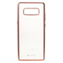 G-Case etui przezroczyste z ramką do Samsung Galaxy Note 8 - różowo-złote