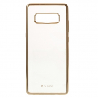 G-Case etui przezroczyste z ramką do Samsung Galaxy Note 8 - złote