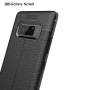 Litchi etui skórzane do Samsung Galaxy Note 8 - czarne