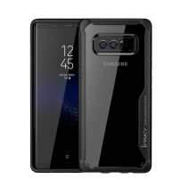 Ipaky etui plastikowe z ramką do Samsung Galaxy Note 8 - czarne