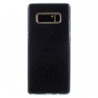 Etui plastikowe lśniące 3w1 do Samsung Galaxy Note 8 - czarne