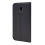 Pokrowiec skórzany flip do Samsung Galaxy J7 (2017) - czarny