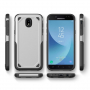 Etui odporne antypoślizgowe do Samsung Galaxy J7 (2017) - srebrne