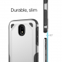 Etui odporne antypoślizgowe do Samsung Galaxy J7 (2017) - srebrne