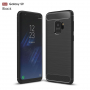 Etui plastikowe z teksturą szlifowaną do Samsung Galaxy S9 - czarne