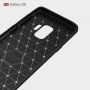 Etui plastikowe z teksturą szlifowaną do Samsung Galaxy S9 - czarne