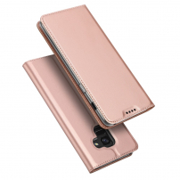 Dux Ducis Skin Pro pokrowiec flip do Samsung Galaxy A8 (2018) - różowo-złoty