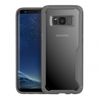 Odporne na wstrząsy etui plastikowe do Samsung Galaxy S8 Plus - szare