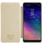 Nillkin Sparkle pokrowiec flip do Samsung Galaxy A8 Plus (2018) - złoty